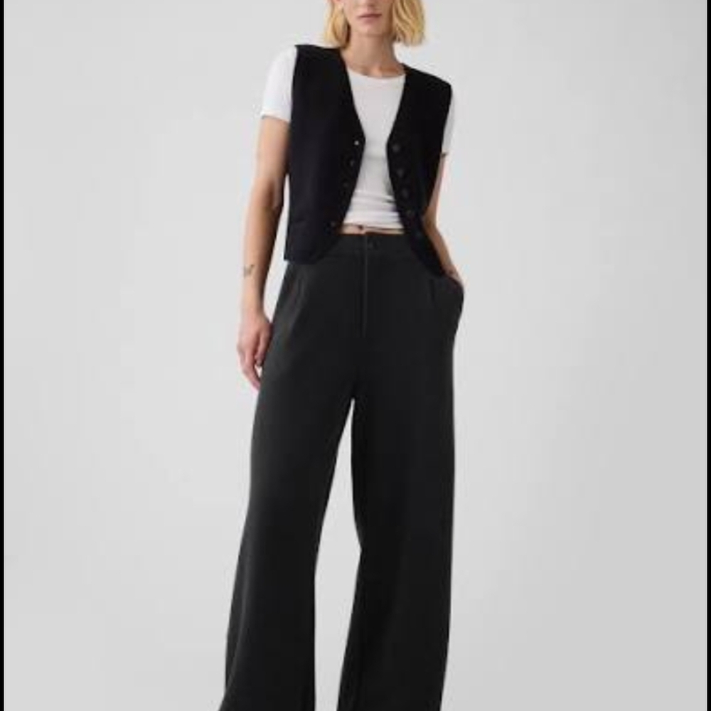 GAP Black Wide-Leg Trousers